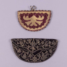 THREE EARLY EMBRODIERED VELVET CASES, EUROPE, C. 1700 - 1750
