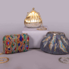 EARLY JUDITH LEIBER &amp; OTHER RHINESTONE OR BEADED EVENING BAGS, 1967 - 1990s