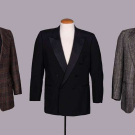 THREE CARDIN, DIOR &amp; HALSTON SPORTS OR DINNER JACKETS, 1970s - 1980s