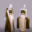 3 PC SILK SATIN EVENING ENSEMBLE, 1950s