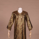 METALLIC BROCADE KAFTAN, 1960S