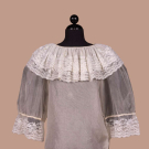 ZANDRA RHODES SILK BLOUSE, 1980S