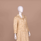 CREAM LACE OVERLAY COAT, 1950S