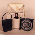 BOTTEGA VENETA BANGLE &amp; THREE DESIGNER PURSES, 1970S - 1990S