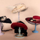 FOUR FABULOUS EMBELLISHED HATS, C. 1910 - 1940