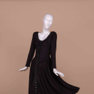 BETSEY JOHNSON PUNK LABEL JERSEY DRESS, 1980S