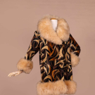 COUNTRY PACER PATTERNED PENNY LANE COAT, 1970S
