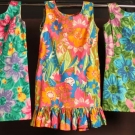 FOUR MOD MINI DRESSES, c. 1965 &amp; 1 GOWN, 1930s
