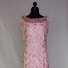 EISA/BALENCIAGA SHORT PINK EVENING DRESS, 1961
