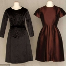 TWO DIOR COUTURE COCKTAIL DRESSES, PARIS, 1962