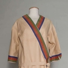 TWA AIRLINES ROMAN TOGA PAPER DRESS, 1968