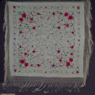 EMBROIDERED EXPORT SHAWL, CHINA, LATE 19TH C