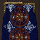 LARGE BEADED BAG, 1920s
