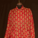 MAN'S COTTON PRINT BANYAN, 1840s