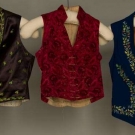 THREE MEN'S SHORT VESTS, 1800-1869