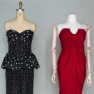 TWO DESIGNERS&#039; SILK GOWNS, 1970s-1990