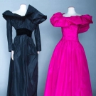 SCAASI BALLGOWN &amp; COAT, EARLY 1980s