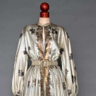 NORELL SILK BROCADE EVENING ENSEMBLE, 1952