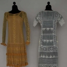 TWO LACE TEA DRESSES, MID 1920s