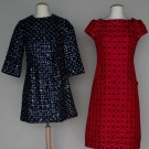 TWO COCKTAIL DRESSES, 1960s