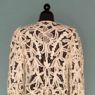 BATTENBURG LACE COAT, EARLY 20TH C