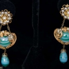 HASKELL BAROQUE EAR CLIPS, 1940-1950