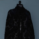 BLACK VELVET VISITE, 1880s