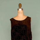 BEADED VELVET DRESS, 1919-1921