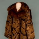 GALANOS FUR COAT, c. 1970