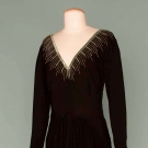 CEIL CHAPMAN EVENING GOWN, LATE 1940s