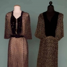 TWO METALLIC MESH EVENING GOWNS, LATE 1930s