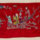 EMBROIDERED FIGURAL PANEL, EARLY 20TH C