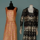 TWO DESIGNER'S LAME EVENING GOWNS, 1960s