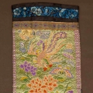 GOLD &amp; SILK EMBROIDERED BAG, 19TH C
