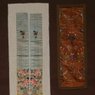TWO SLEEVE BANDS &amp; BOUND FOOT COVER, CHINA, 19TH C