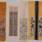 FOUR PAIR SLEEVE BANDS, CHINA, 19TH C