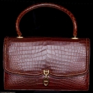 HERMES CROCODILE ESCALE HANDBAG, c. 1968