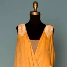 BEADED VELVET FLAPPER DRESS, MID 1920s