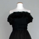 SAINT LAURENT COUTURE DRESS, 1980s