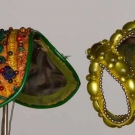 BES-BEN MIRROR &amp; GREEN JEWEL HATS, 1950s