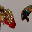 BES-BEN GRAPE BUNCH &amp; CORAL/JADE HATS, 1950s