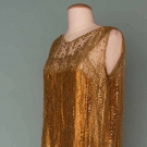 GOLD LACE PARTY DRESS, 1920s