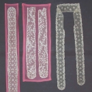 THREE ALENCON LACE LAPPETS, 18TH C