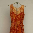 PRINTED SILK CHIFFON DRESS, 1930s