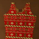 LADIES' PATTERNED BATHING SUIT, 1925-1930