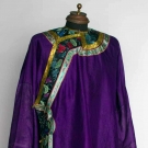 PURPLE GAUZE SUMMER COAT, CHINA, 19TH C