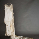 SATIN &amp; LACE WEDDING GOWN, c. 1918