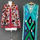TWO VELVET PUCCI GARMENTS, 1970s