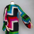 PIERRE CARDIN SILK EVENING GOWN, PARIS, 1970s
