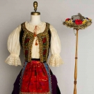 LADY'S FOLK COSTUME, HUNGARY, 1930s